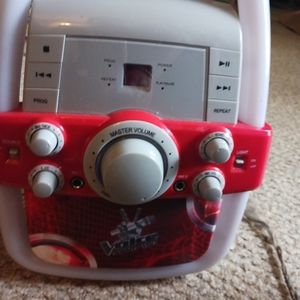 The voice singing machine needs a mike and cord